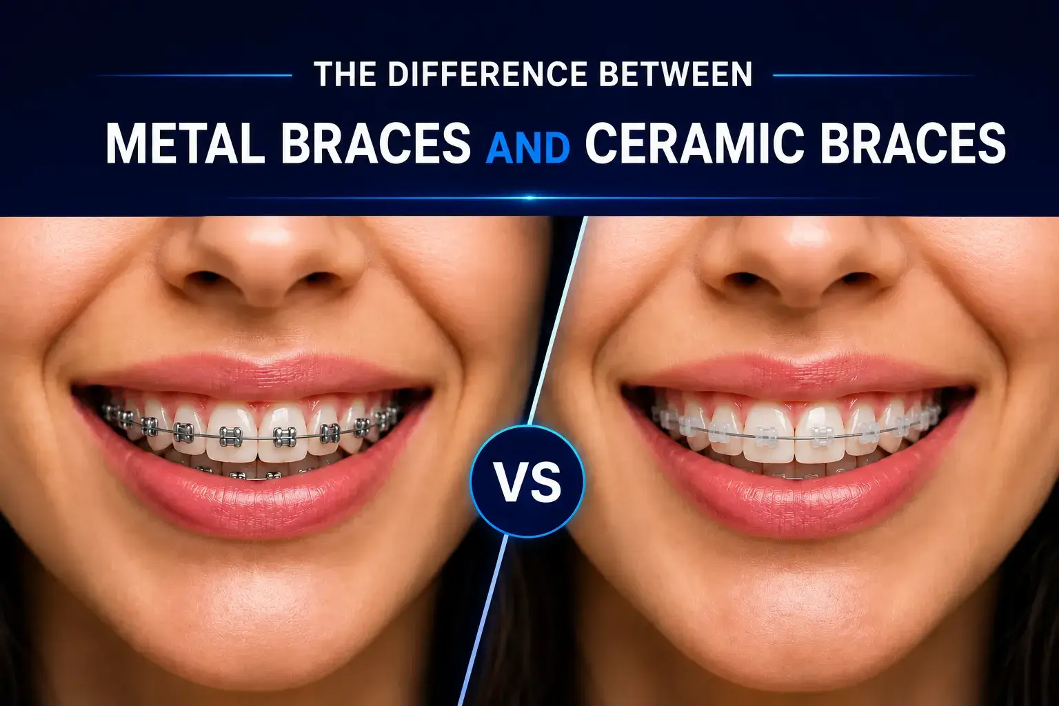 difference between metal braces and ceramic braces difference between metal braces and ceramic braces
