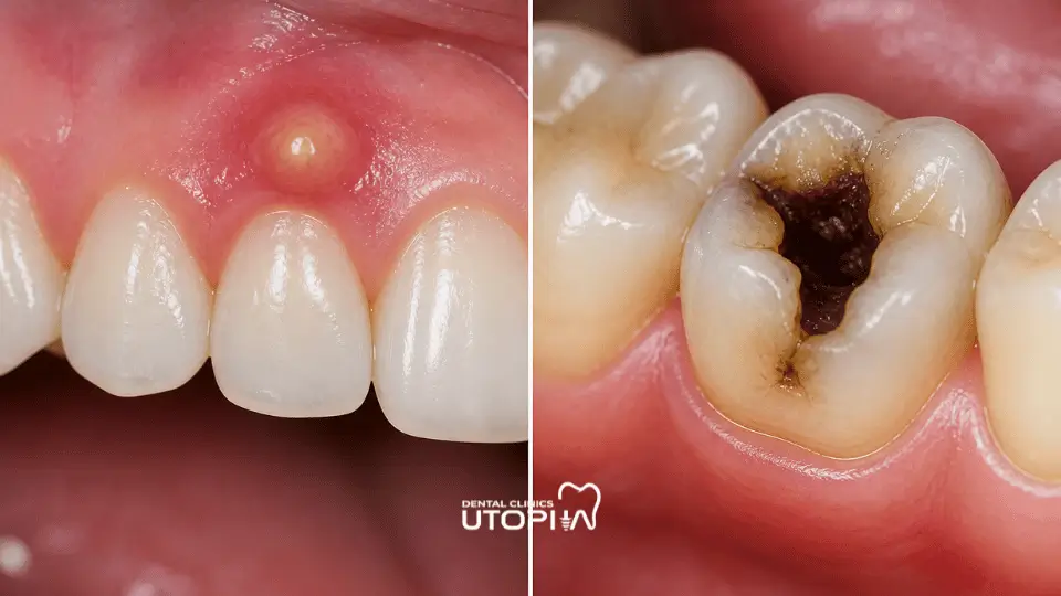 tooth abscess and gum abscess